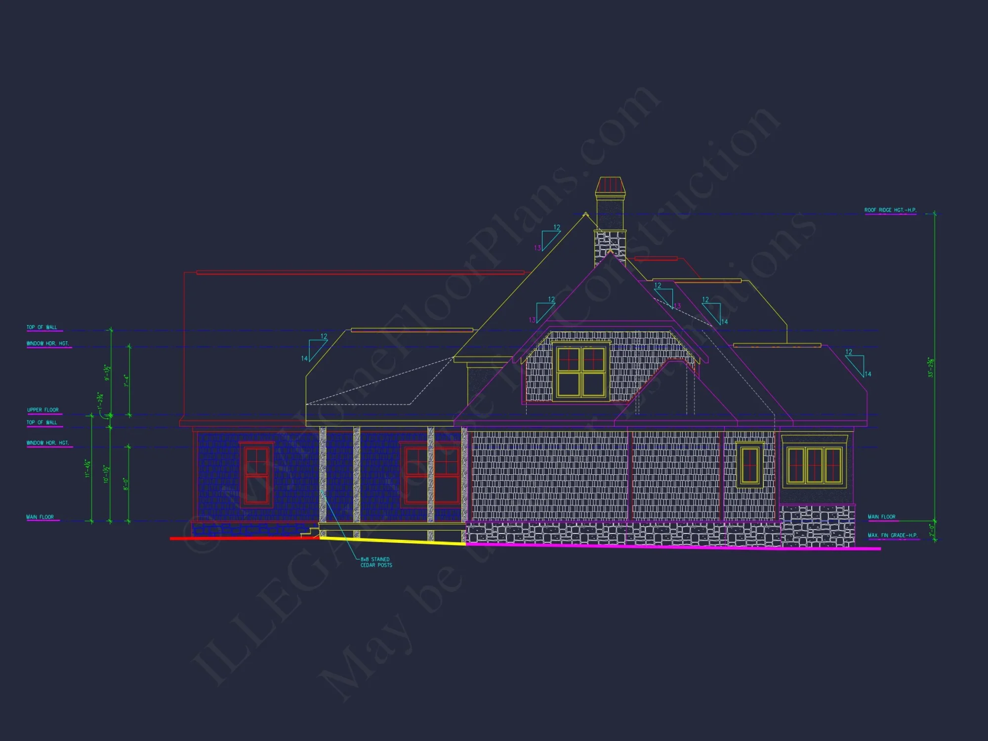 Craftsman house Plan with 3 Bedrooms, Garage & Bonus Room