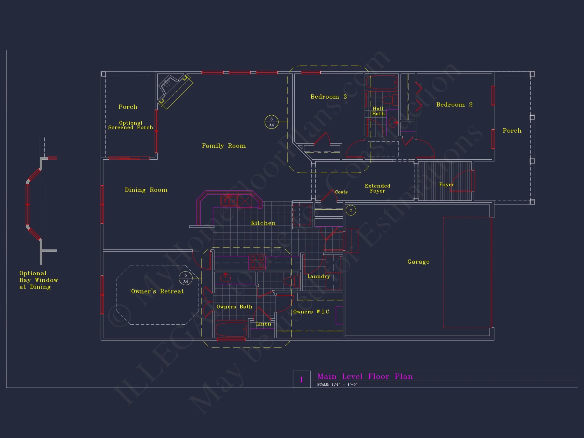 Craftsman house Plan with 3 Beds, 2 Baths, and CAD Designs