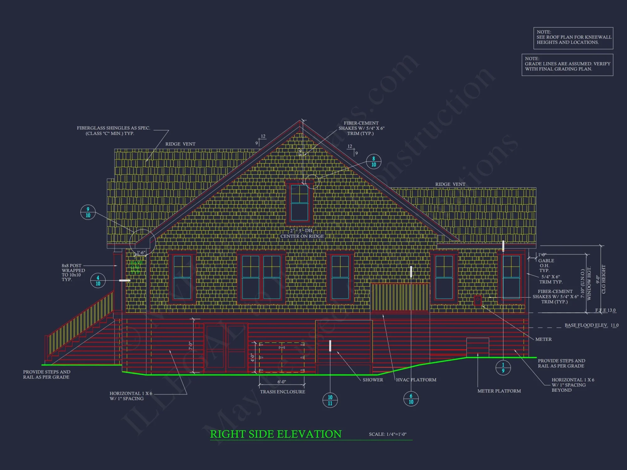 Craftsman house Plan with 4 Bedrooms and Open Floor Design