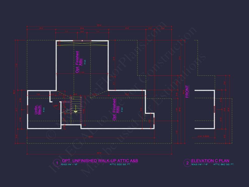 Craftsman house Plan with 4 Bedrooms, 3 Baths, and CAD Designs