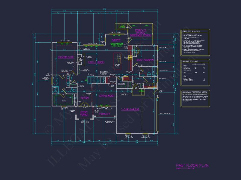 Craftsman house Plan with 4 Bedrooms, Blueprint, & CAD Designs