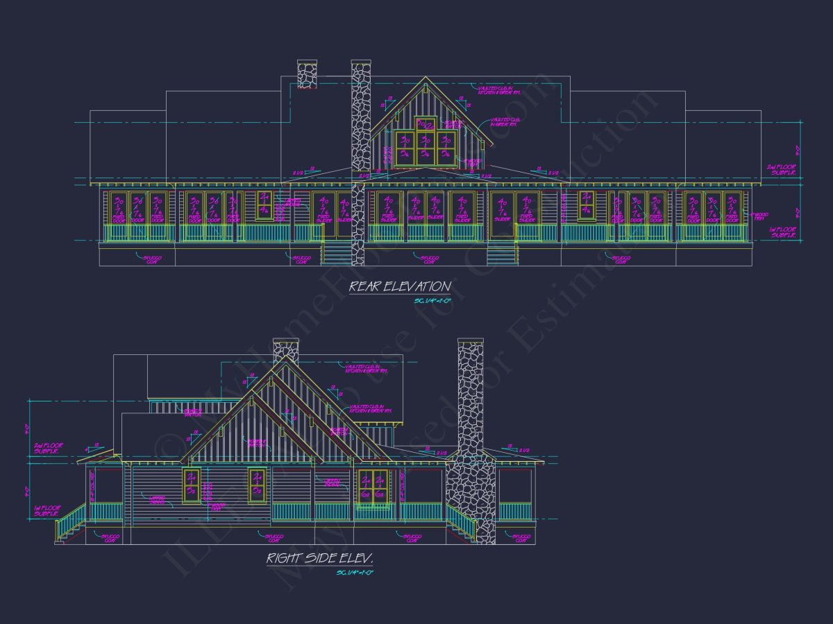 Craftsman house Plan with 4 Beds, Open Floor Plan & CAD Designs