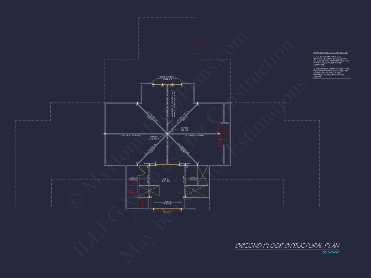Craftsman house Plan with 4 Beds, Open Floor Plan & CAD Designs