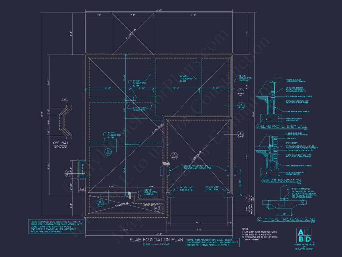 Craftsman house Plan with 5 Beds, 3.5 Baths & CAD Designs