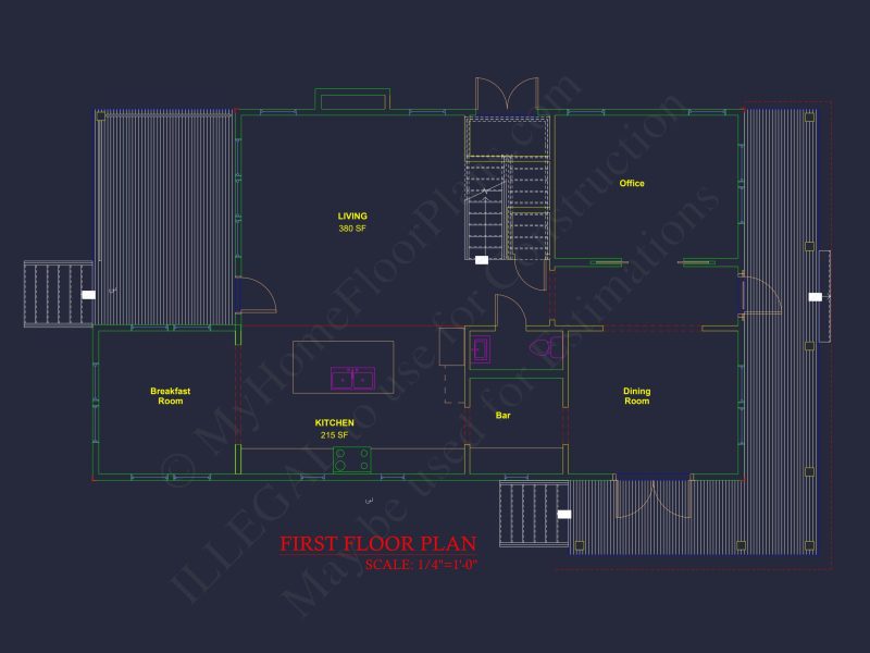 Craftsman house Plan with CAD Blueprints and Floor Designs