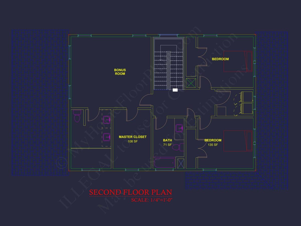 Craftsman house Plan with CAD Blueprints and Floor Designs