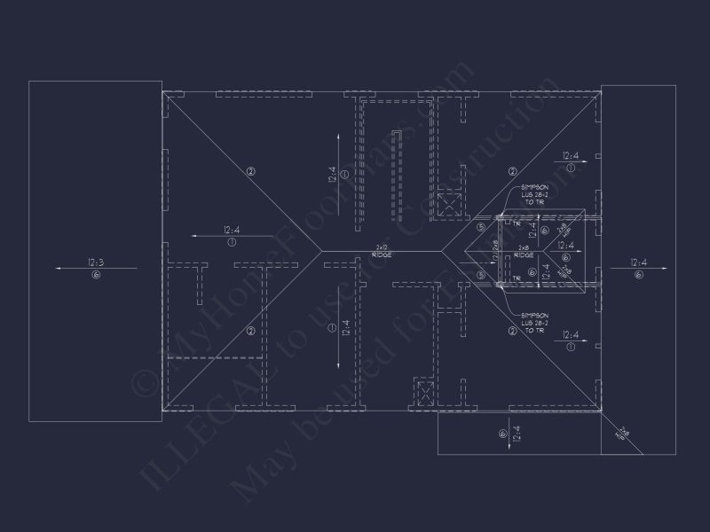 Craftsman house Plan with CAD Blueprints and Floor Designs