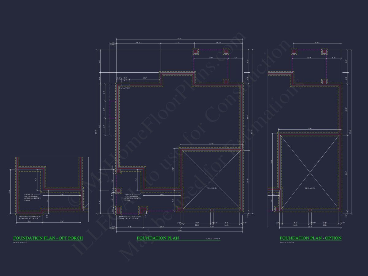 Craftsman house Plan with Detailed Blueprint and CAD Designs