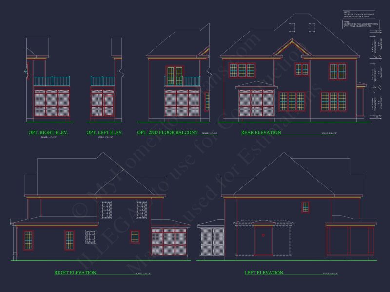 Craftsman house Plan with Detailed Blueprint and CAD Designs