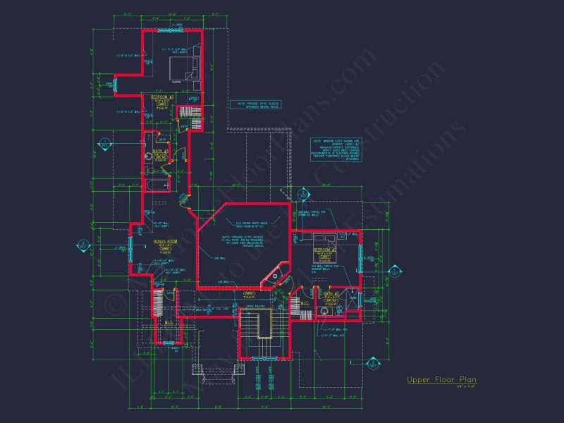 Craftsman house Plan with Detailed CAD Designs and Layouts