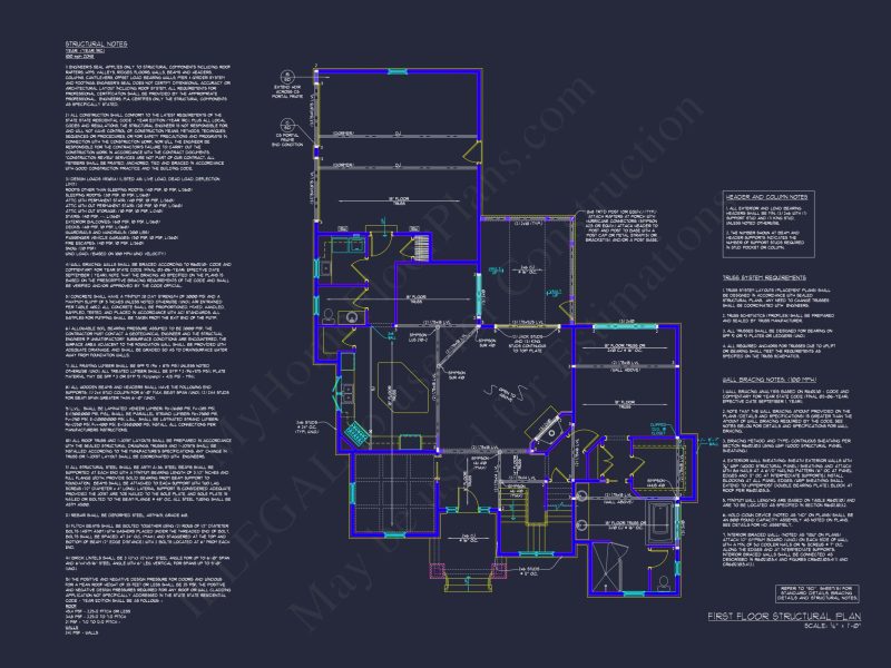 Craftsman house Plan with Detailed CAD Designs and Layouts