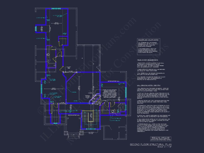 Craftsman house Plan with Detailed CAD Designs and Layouts