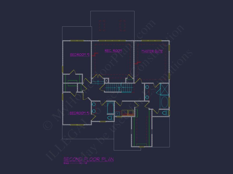 Craftsman house Plan with Detailed Floor Plan and CAD Designs