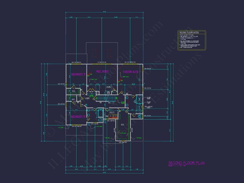 Craftsman house Plan with Detailed Floor Plan and CAD Designs