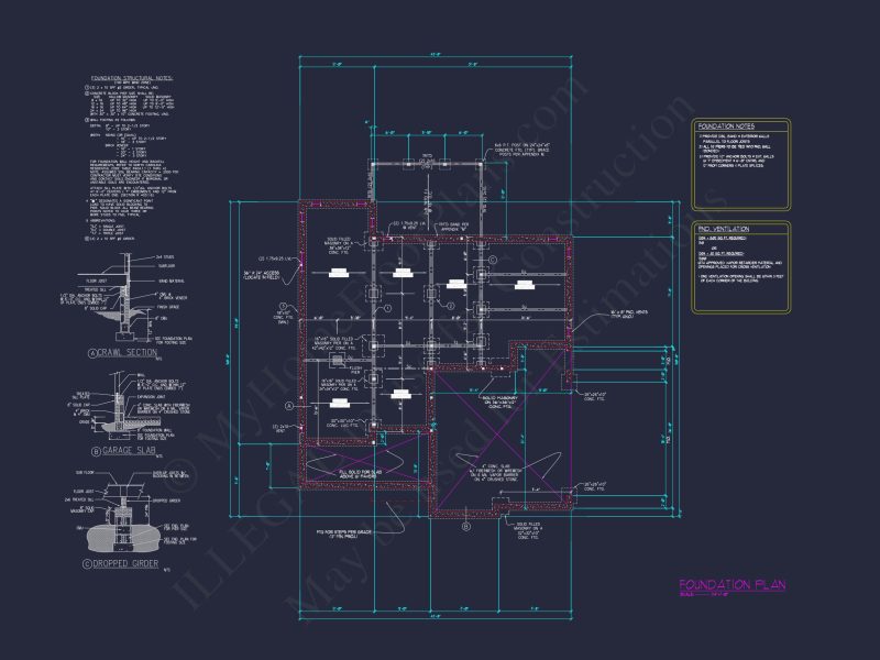 Craftsman house Plan with Detailed Floor Plan and CAD Designs