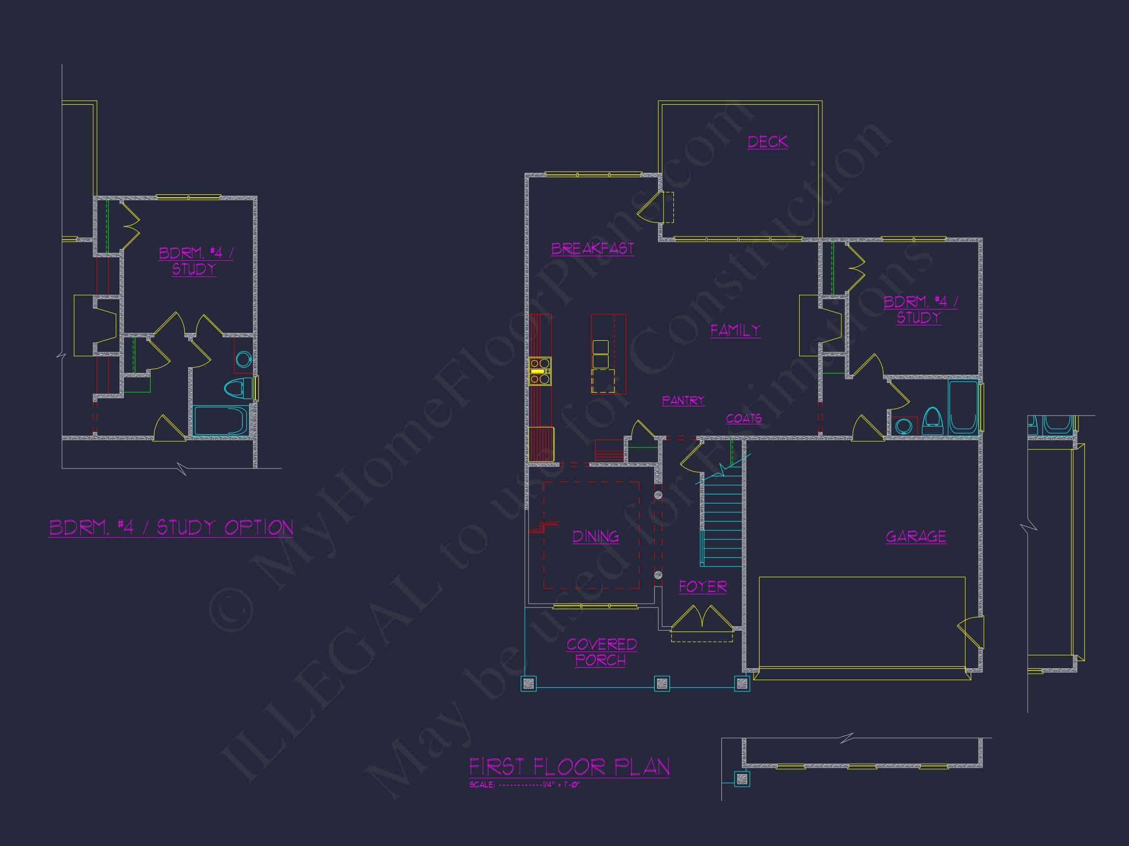 Craftsman house Plan with Detailed Floor Plans,CAD Blueprints,and Unique Architecture Designs