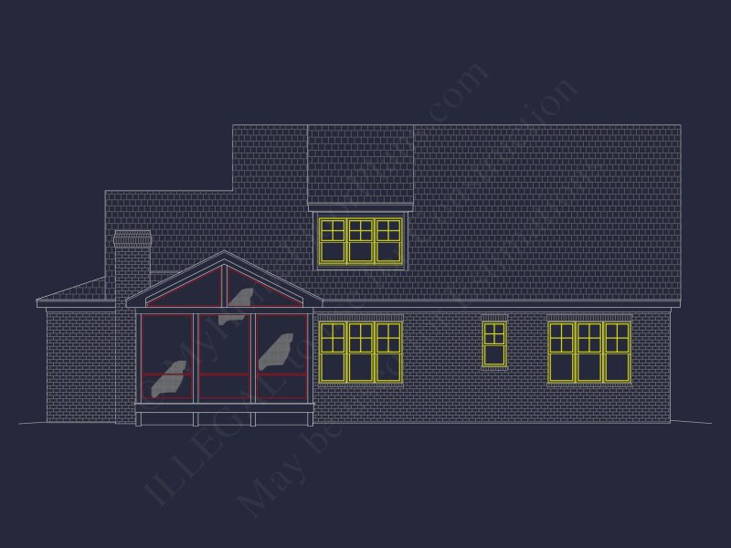 Craftsman house Plan with Floor Plan, CAD, and Blueprints