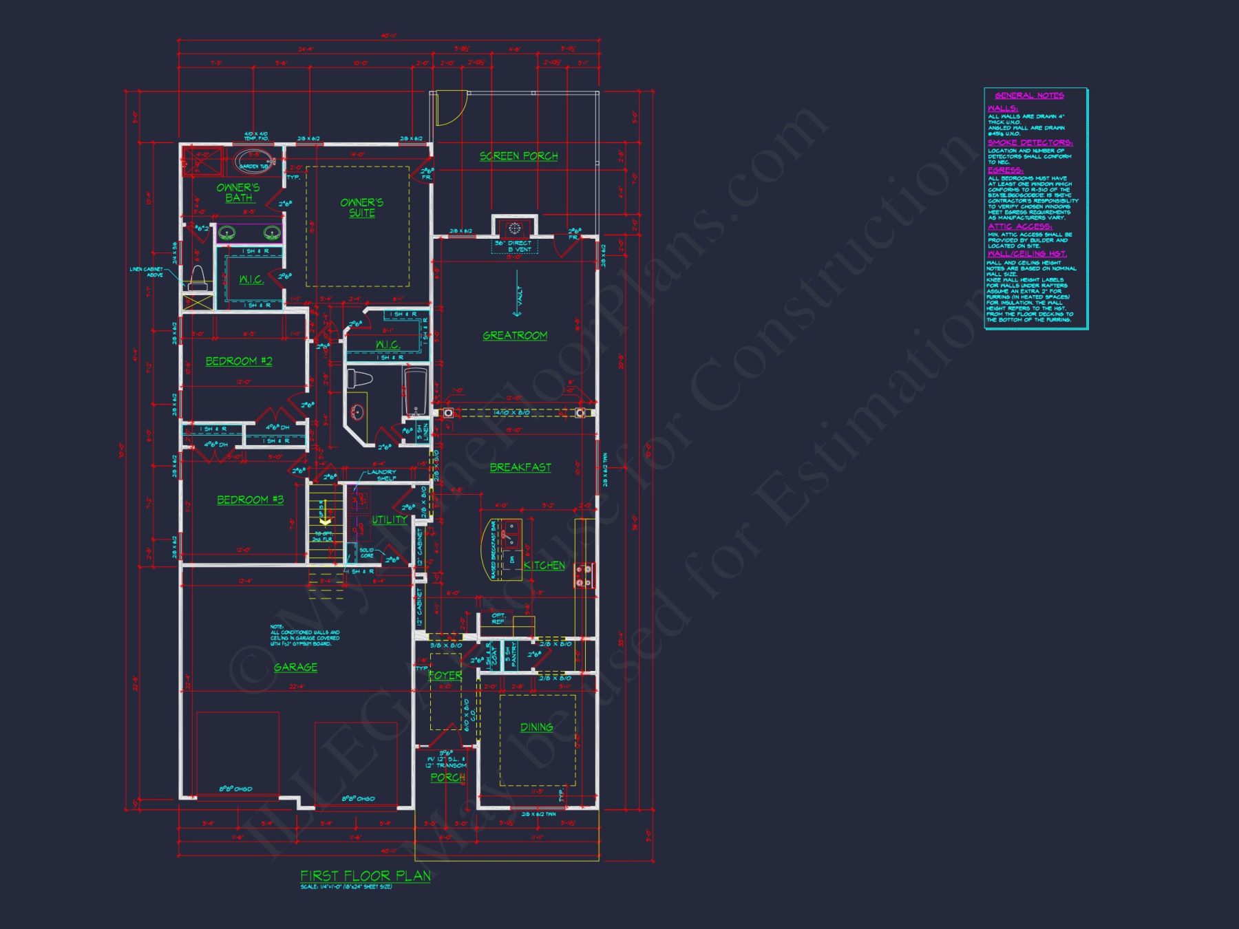 Craftsman house Plan with Floor Plans, CAD Designs & Blueprints