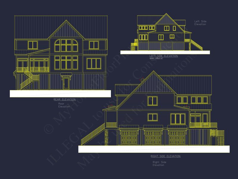 Craftsman house Plan with Modern Floor Plans and CAD Designs