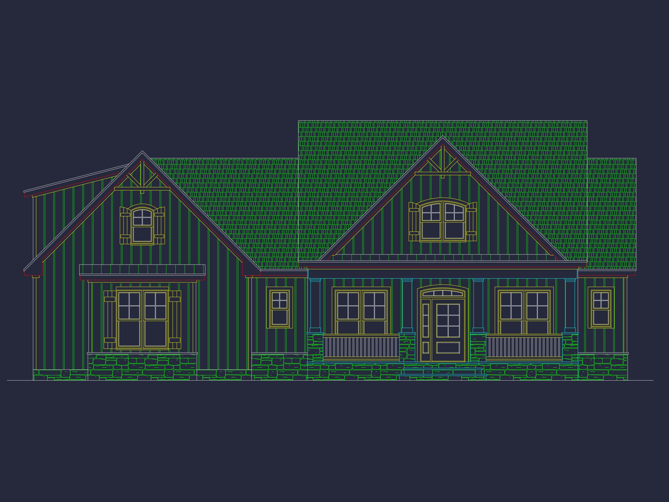 Craftsman Home Plan with Open Floor Blueprint & Unique Designs