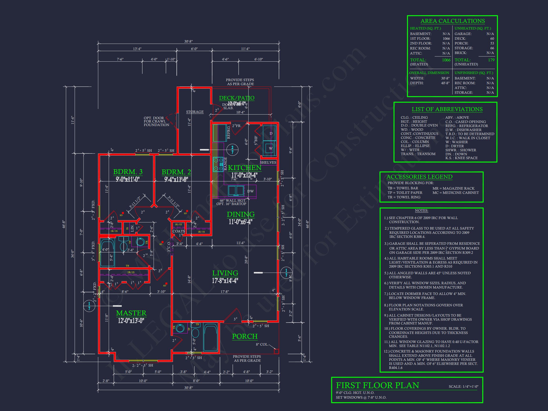 Craftsman house Plan with Open Floor Design & Detailed CAD