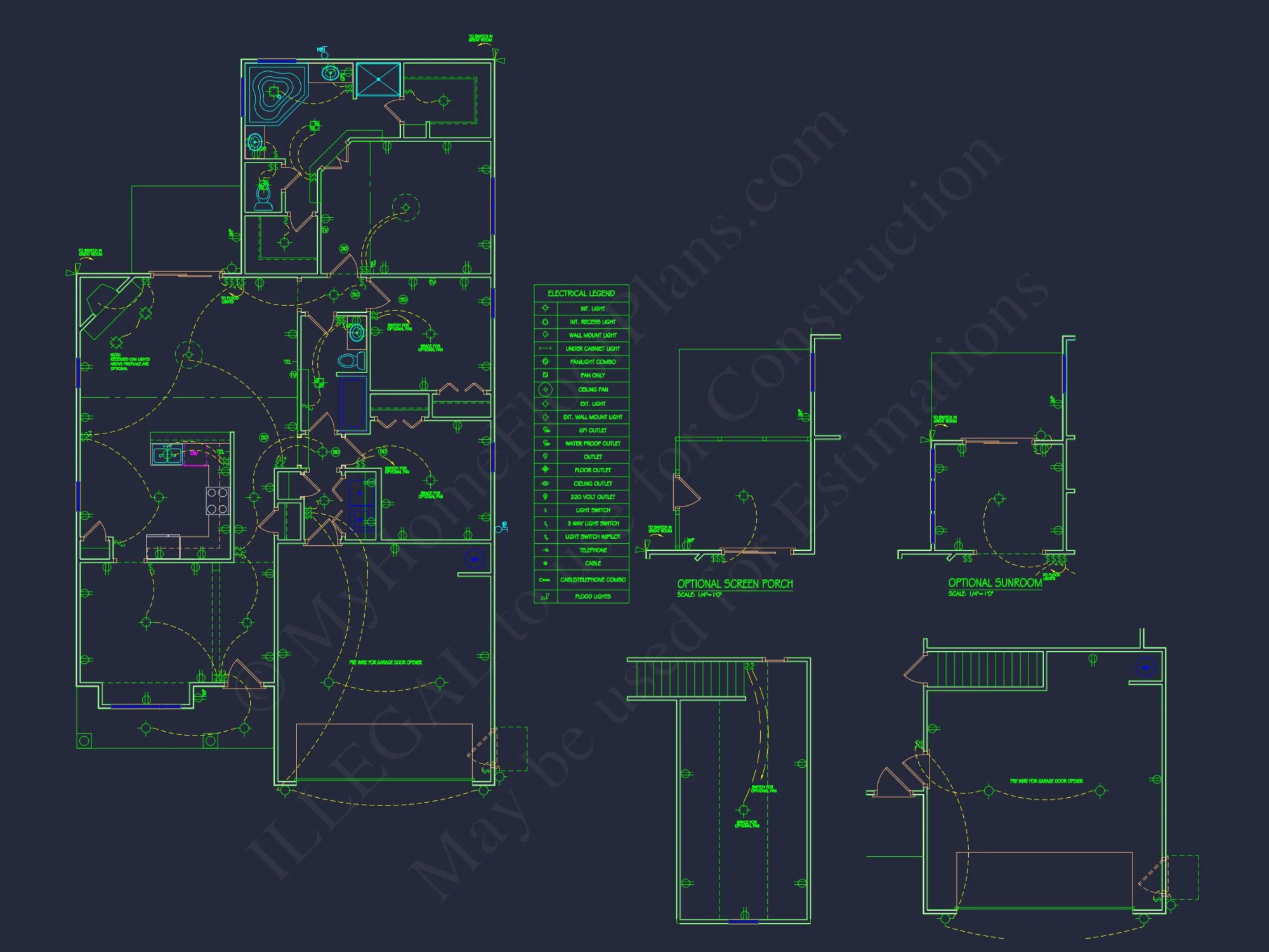 Craftsman house Plan with Open Floor Layout & CAD Designs