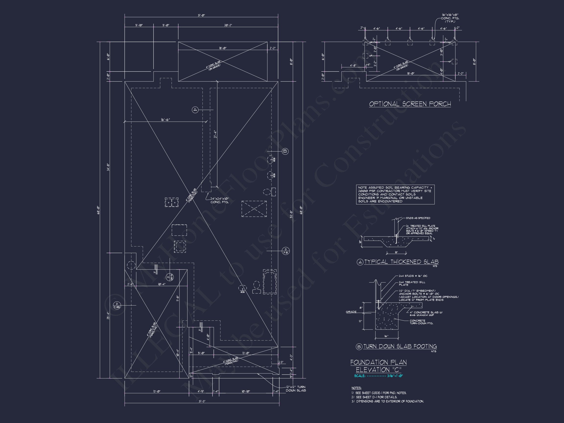 Craftsman house Plan with Open Floor Layout and CAD Designs