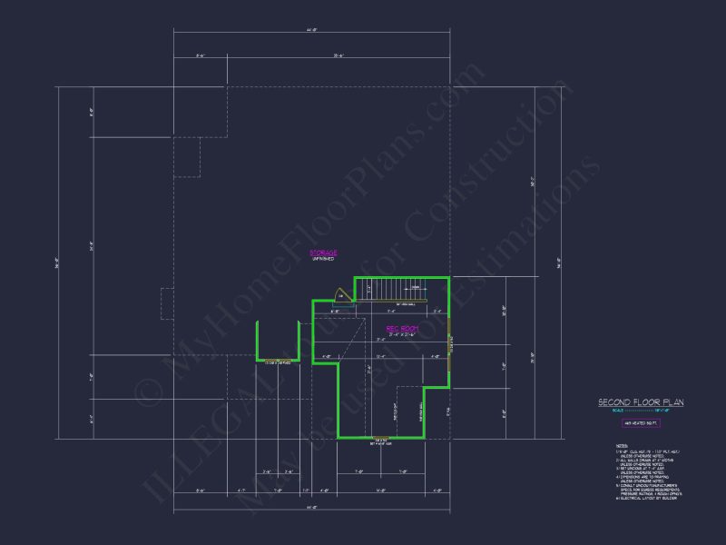 Craftsman house Plan with Open Floor Plan & 1.5 Stories