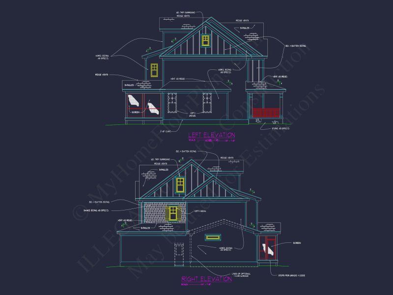 Craftsman house Plan with Open Floor Plan and 2-Car Garage