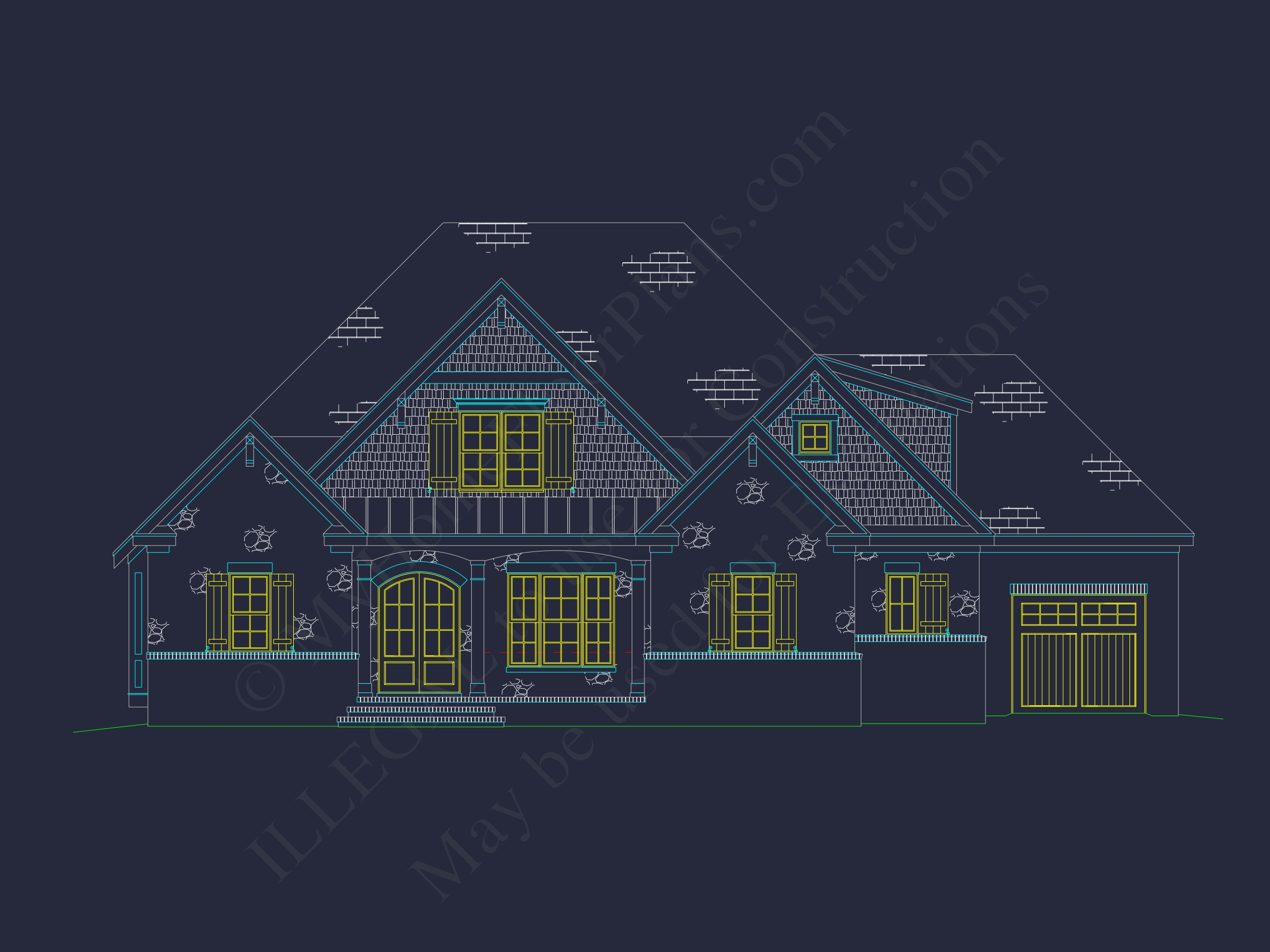 Craftsman Home Plan with Open Floor Plan and 2-Story Design