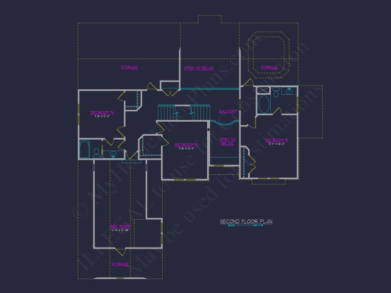 Craftsman house Plan with Open Floor Plan and 4 Bedrooms
