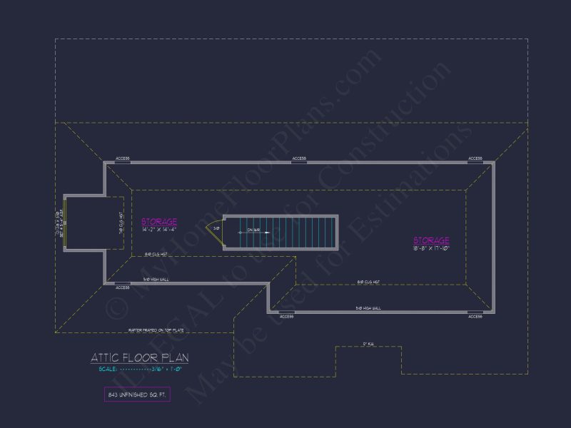Craftsman house Plan with Open Floor Plan and 4 Bedrooms