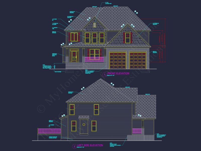 Craftsman house Plan with Spacious Floor Plan and CAD Designs