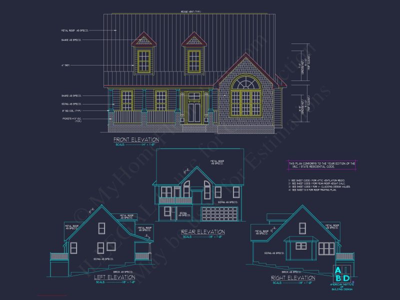 Craftsman house Plan with Spacious Floor Plan and CAD Designs
