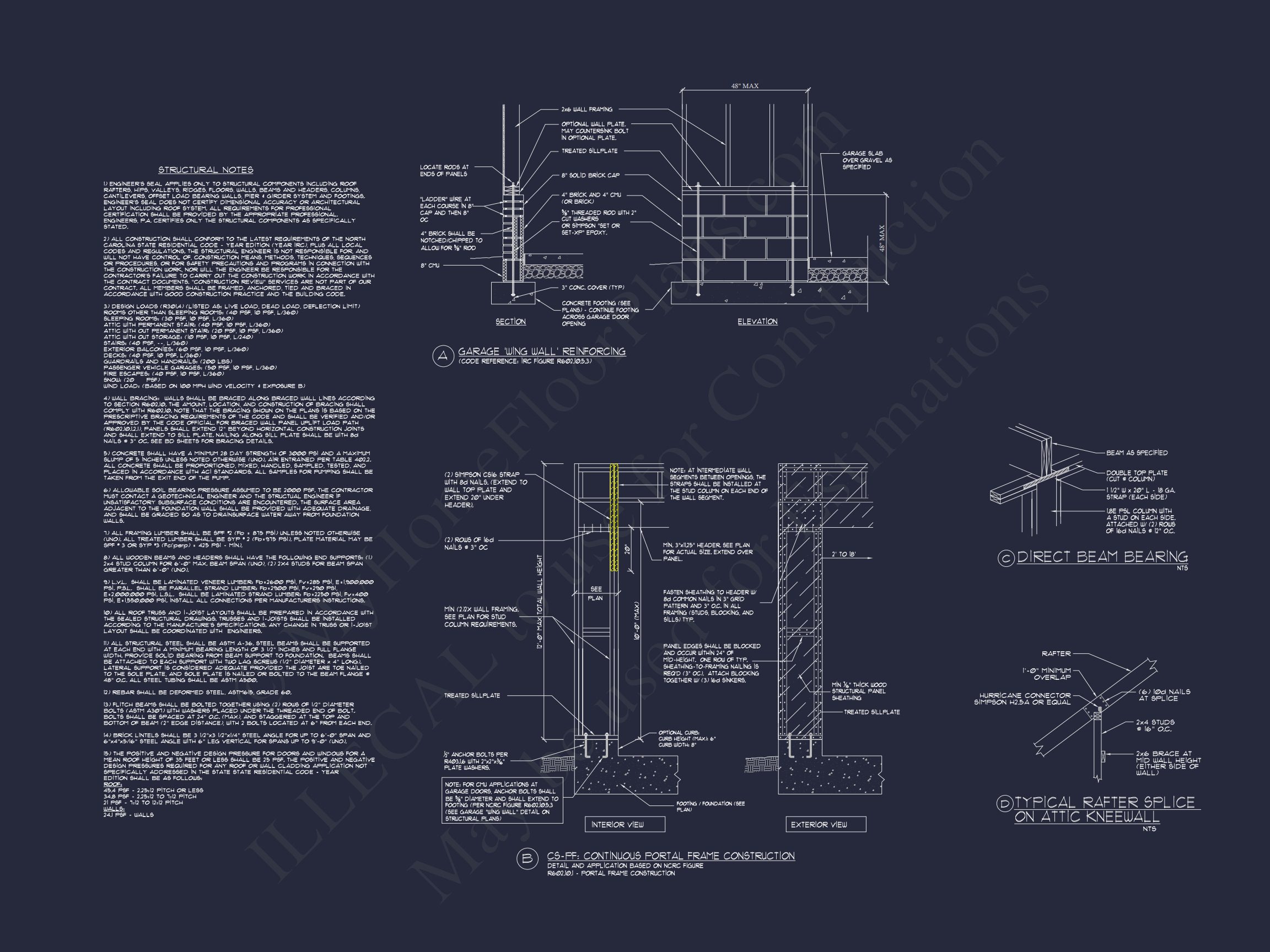 Craftsman Home Plan with Spacious Floor Plan and CAD Designs