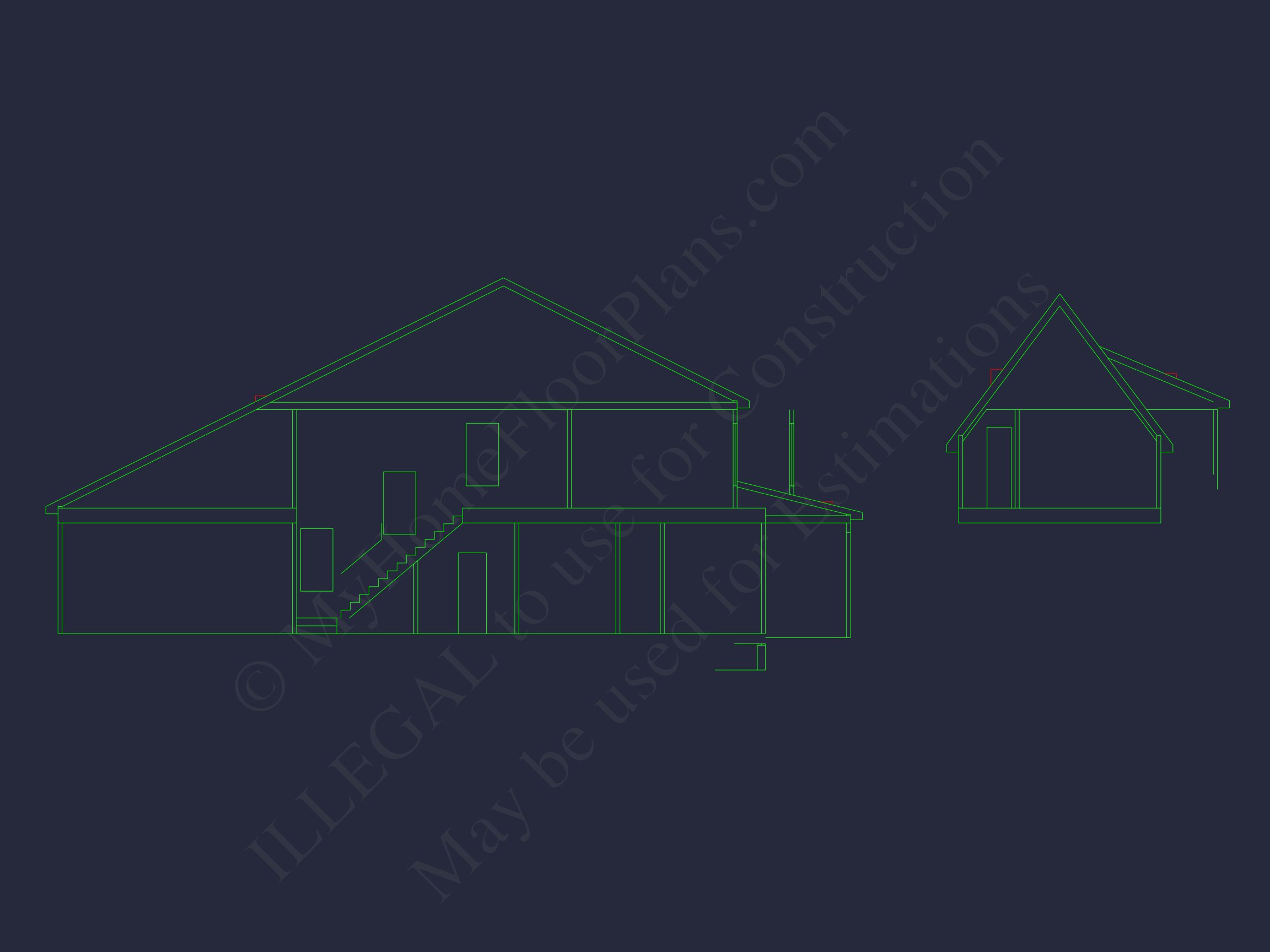 Craftsman Home Plan with Spacious Floor Plan and CAD Designs