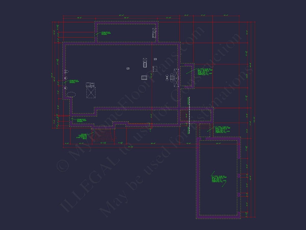 Craftsman house Plan with Spacious Floor Plan and CAD Designs