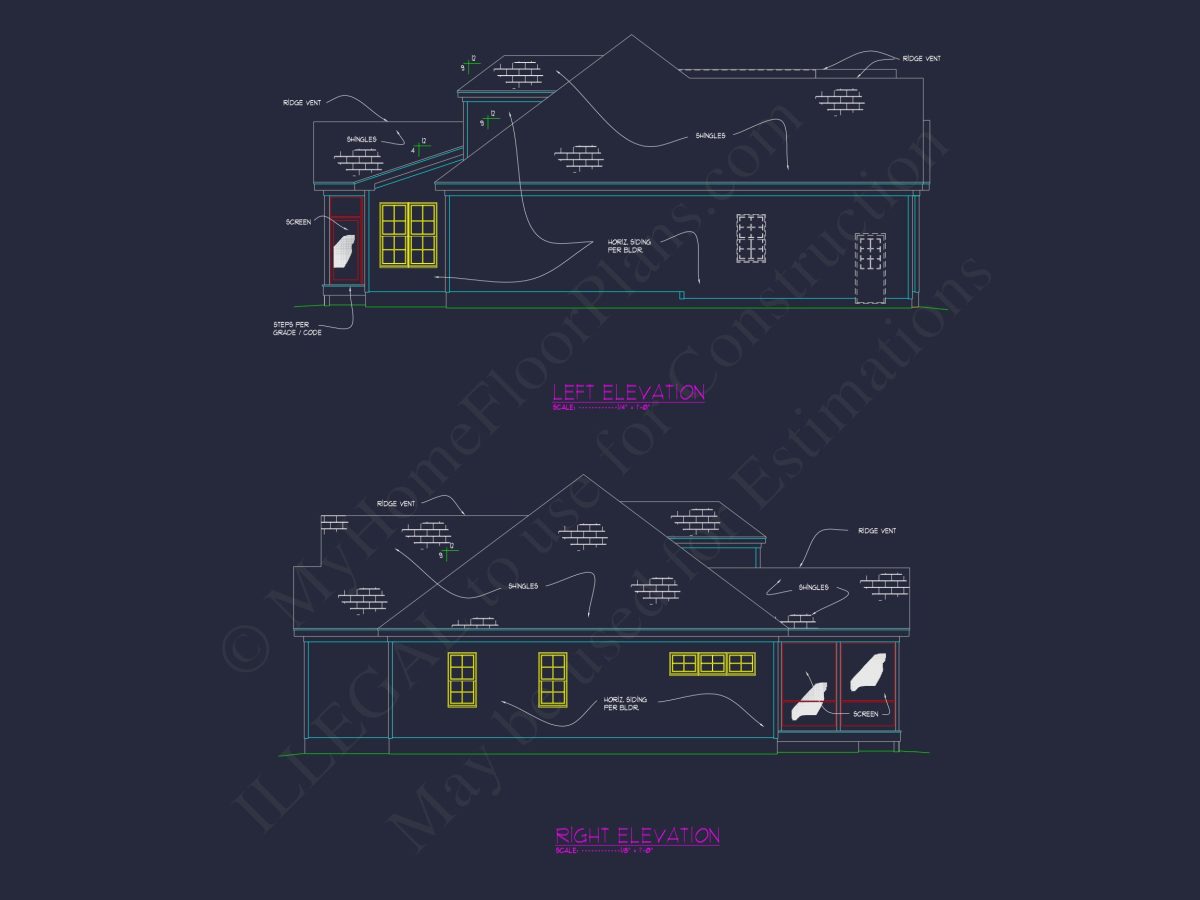 Craftsman house Plan with Spacious Floor Plan and CAD Designs