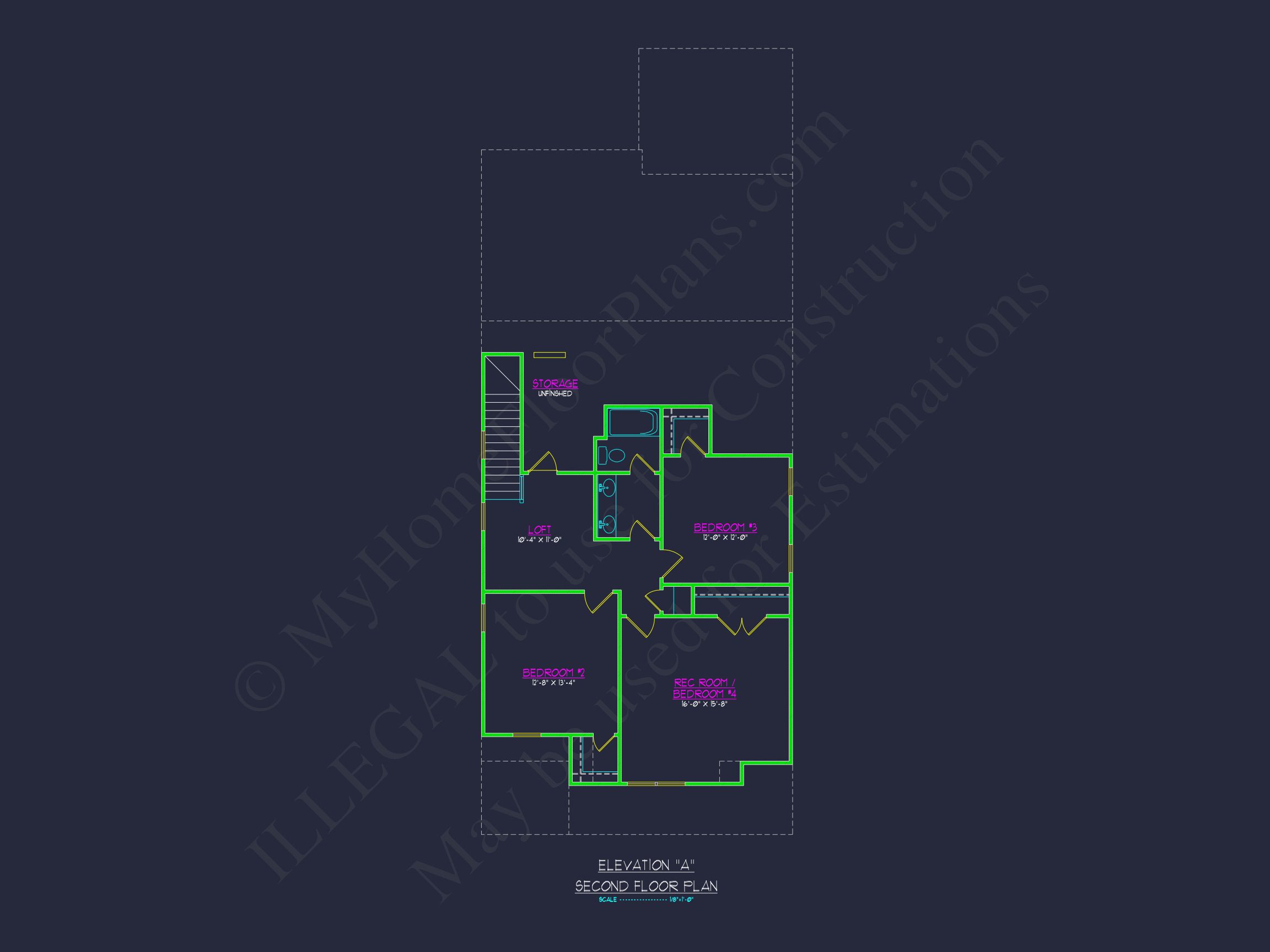 Craftsman Home Plan with Spacious Floor Plan and CAD Designs