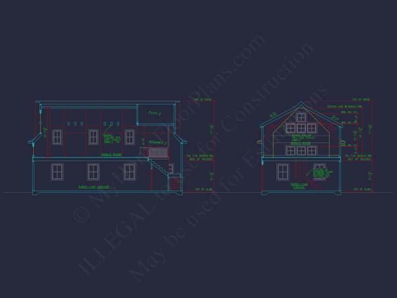 Craftsman house Plan with Spacious Floor Plan and CAD Designs
