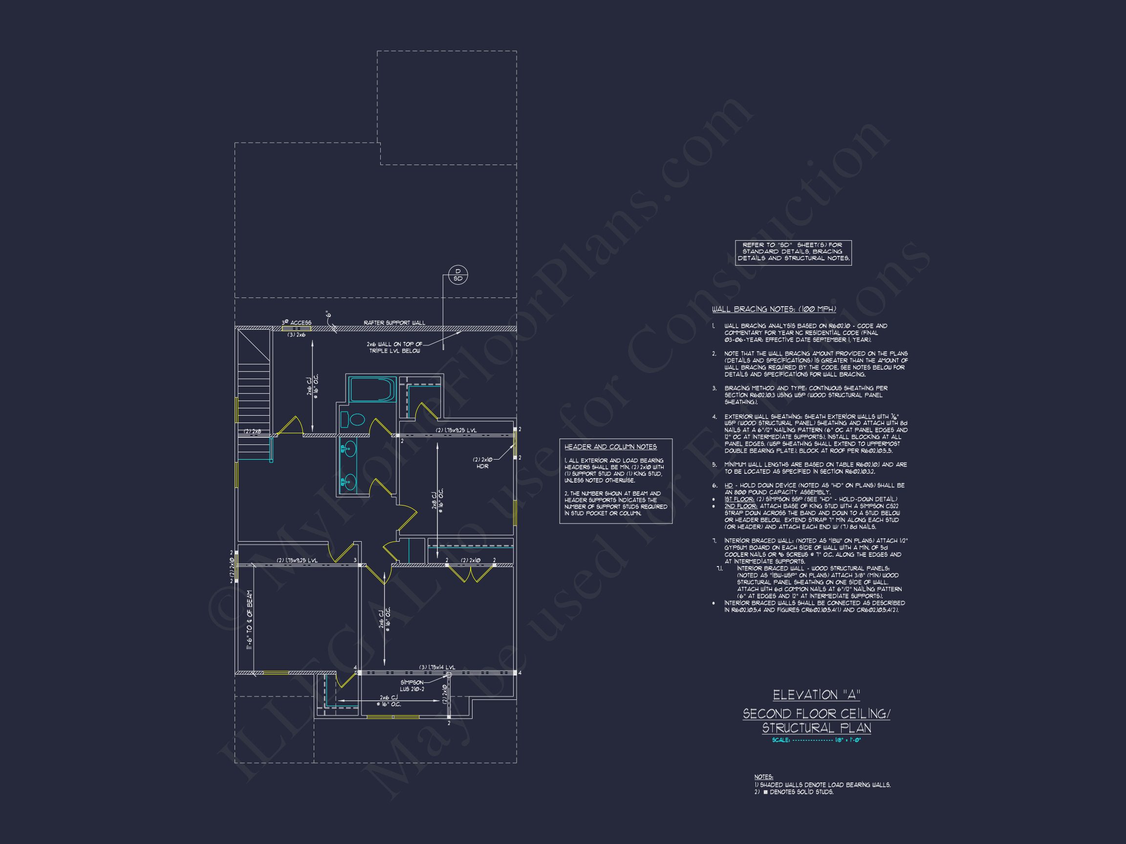 Craftsman Home Plan with Spacious Floor Plan and CAD Designs