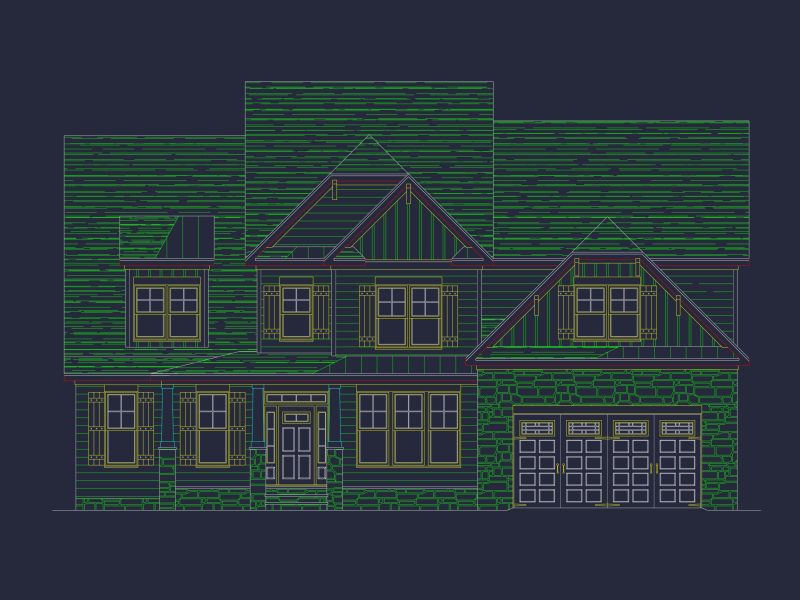 Craftsman house Plan with Spacious Floor Plan and Unique Designs