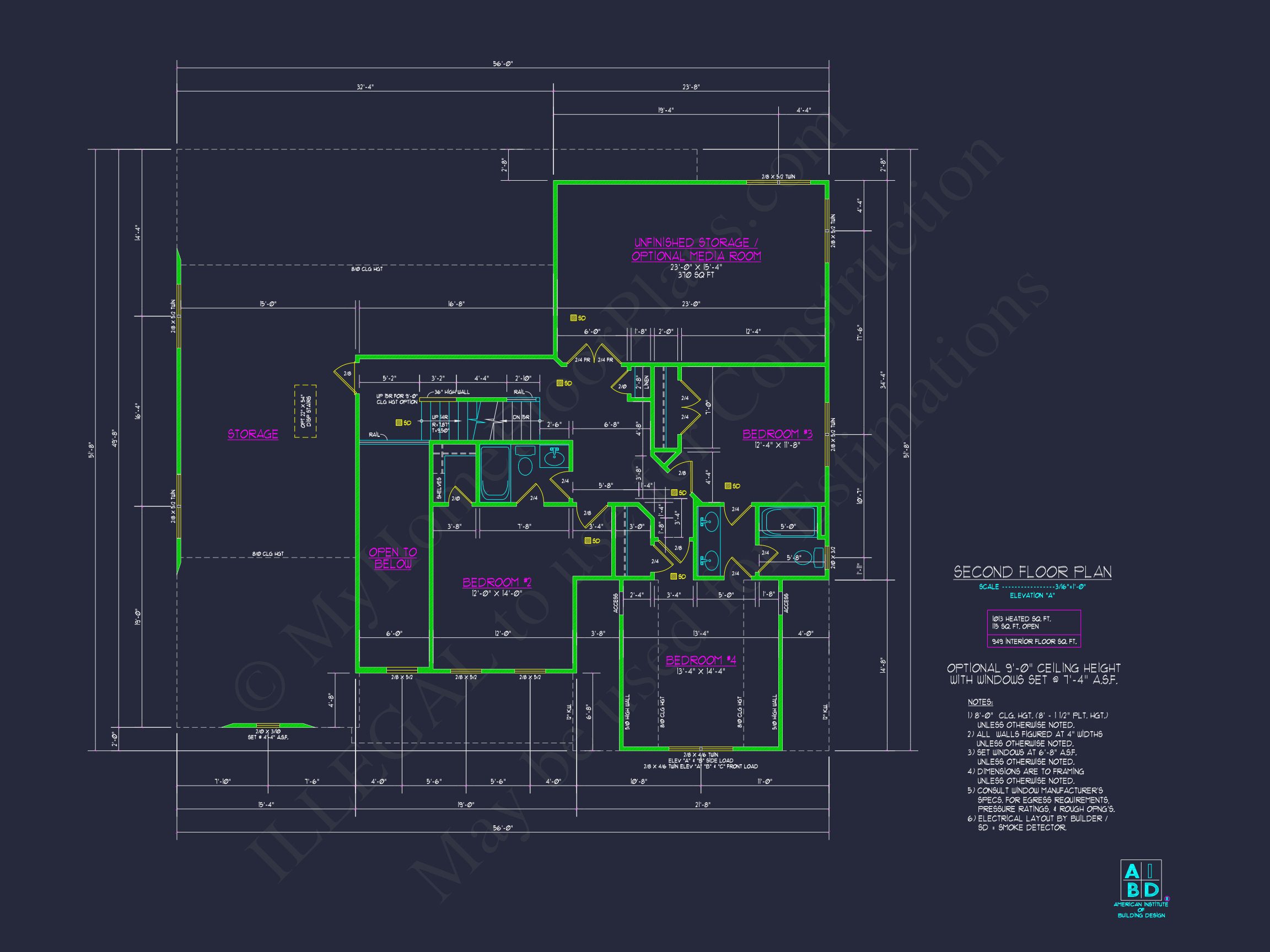 Craftsman Home Plan with Spacious Floor Plan and Unique Designs