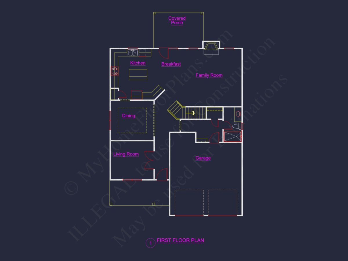 Craftsman house Plan with Spacious Layout and Architectural Designs