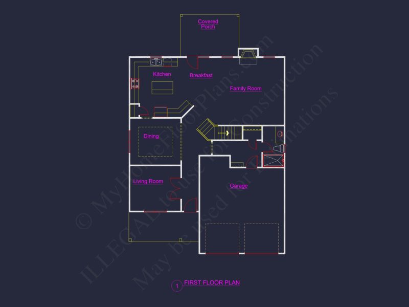 Craftsman house Plan with Spacious Layout and Architectural Designs