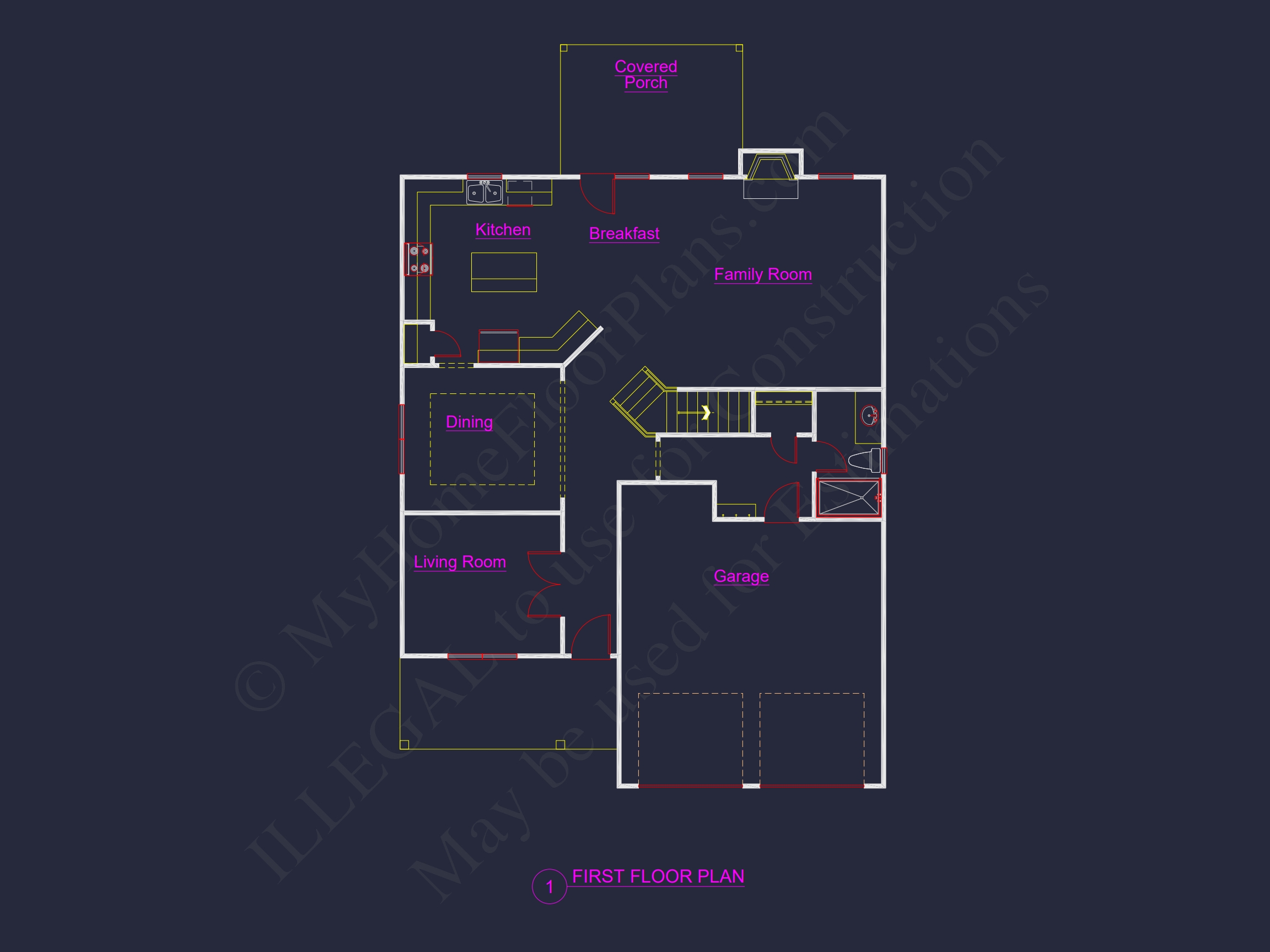 Craftsman Home Plan with Spacious Layout and Architectural Designs