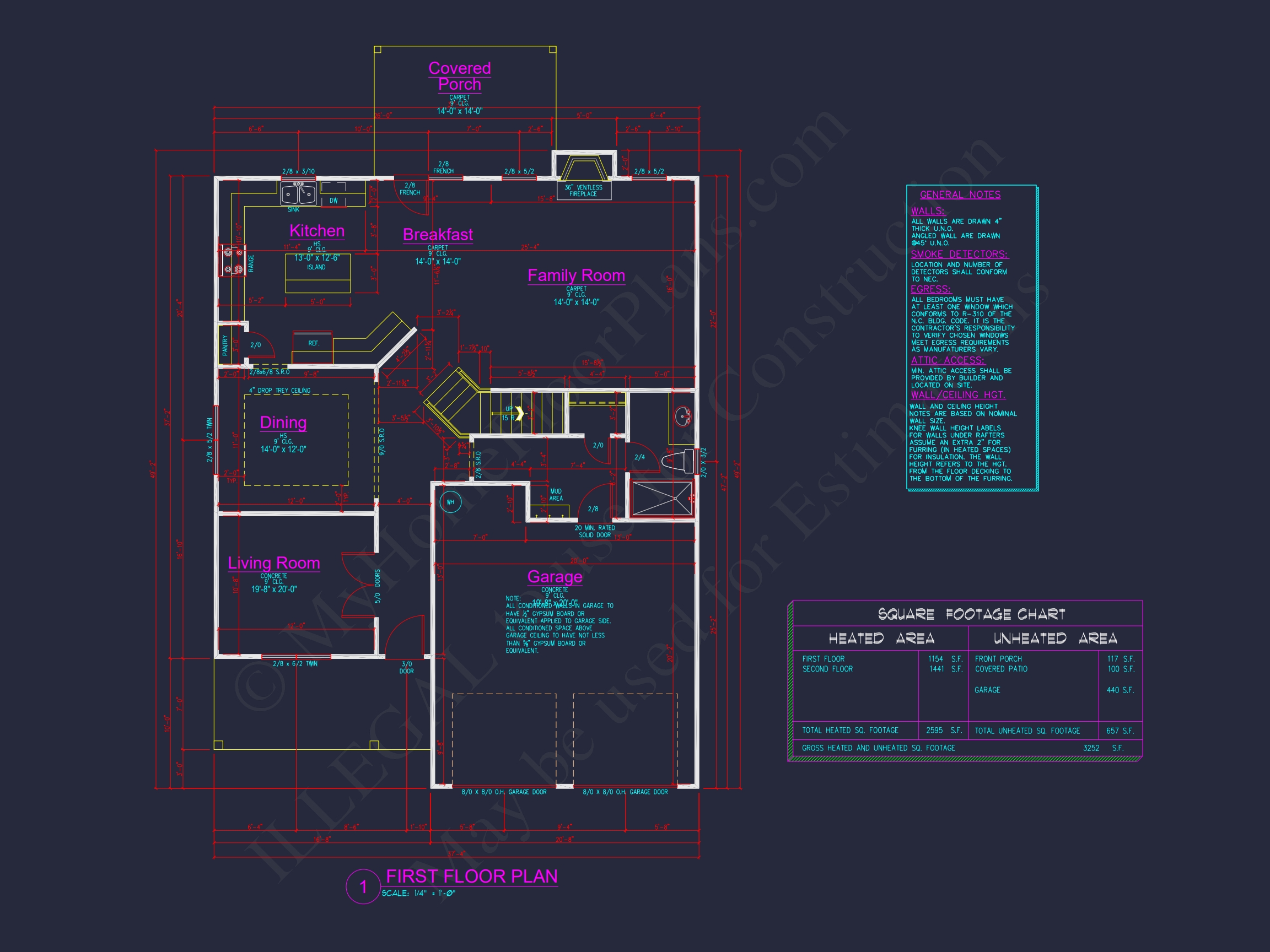 Craftsman Home Plan with Spacious Layout and Architectural Designs