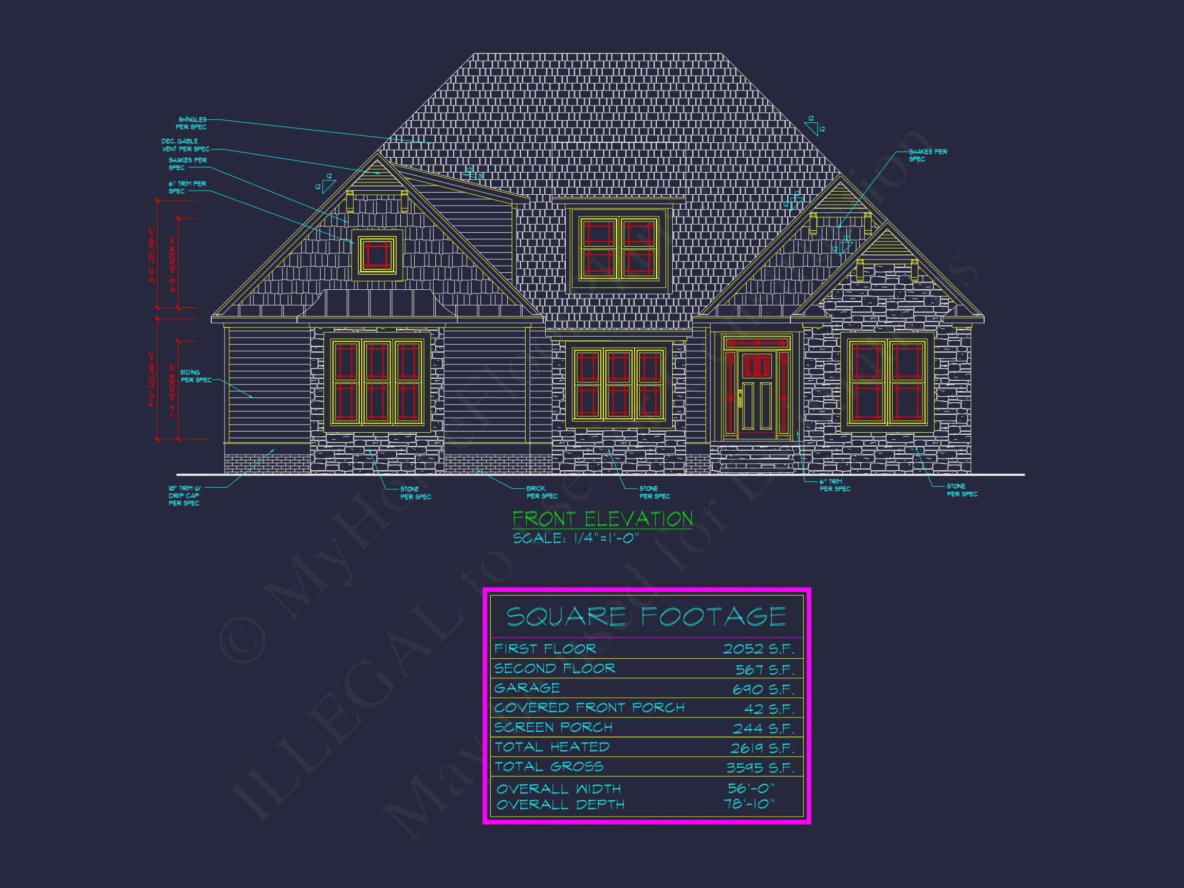 Craftsman house Plan with Unique Features and Flexible Design