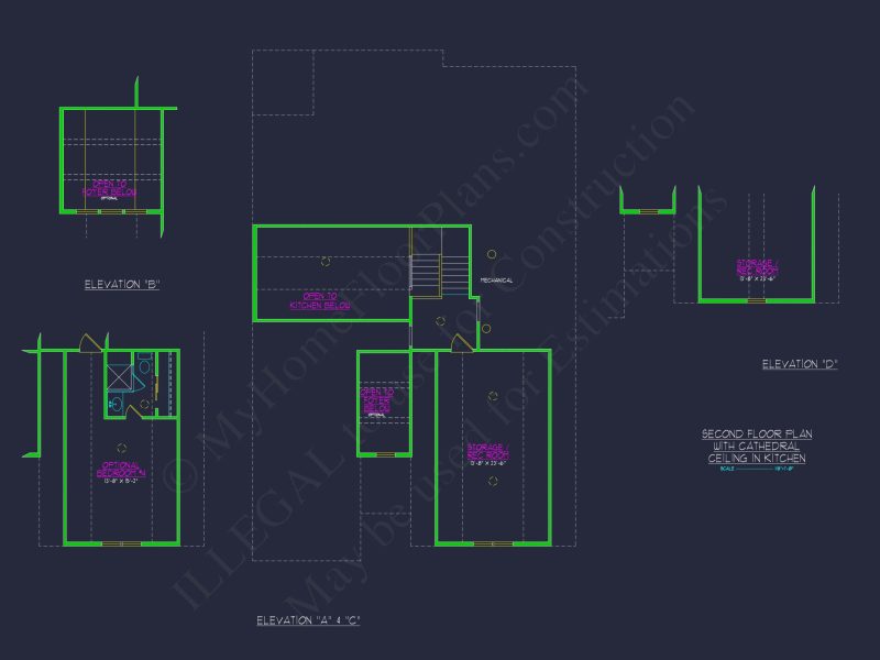 Craftsman house Plan with Versatile Blueprint and CAD Designs