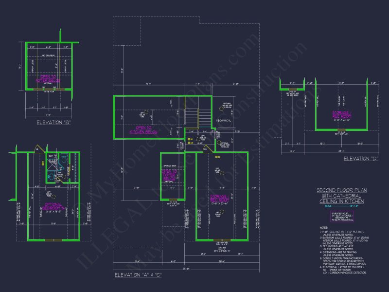 Craftsman house Plan with Versatile Blueprint and CAD Designs